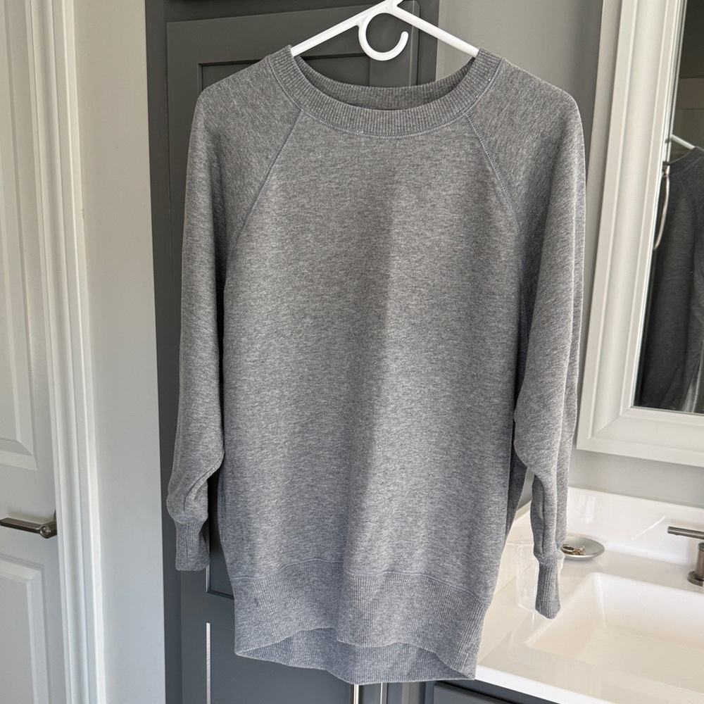 Aerie Charcoal Gray Crewneck Sweatshirt - Tunic